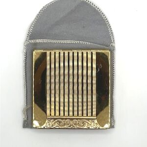 Avon Vintage 1950's Gold Tone Powder Compact